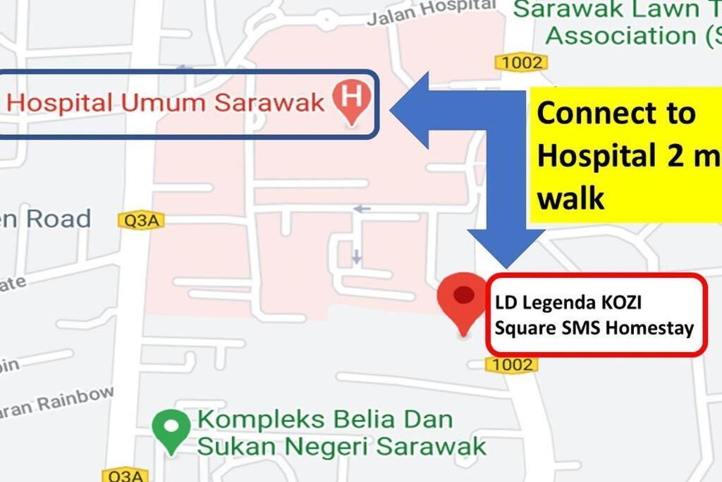 Kozi Square New Sgh Cozy Home 7A Kuching Luaran gambar
